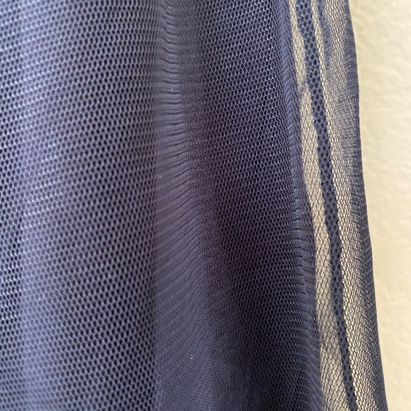 Mango Suit: Navy Racerback  Statement Sequin top:L - Picture 8 of 8